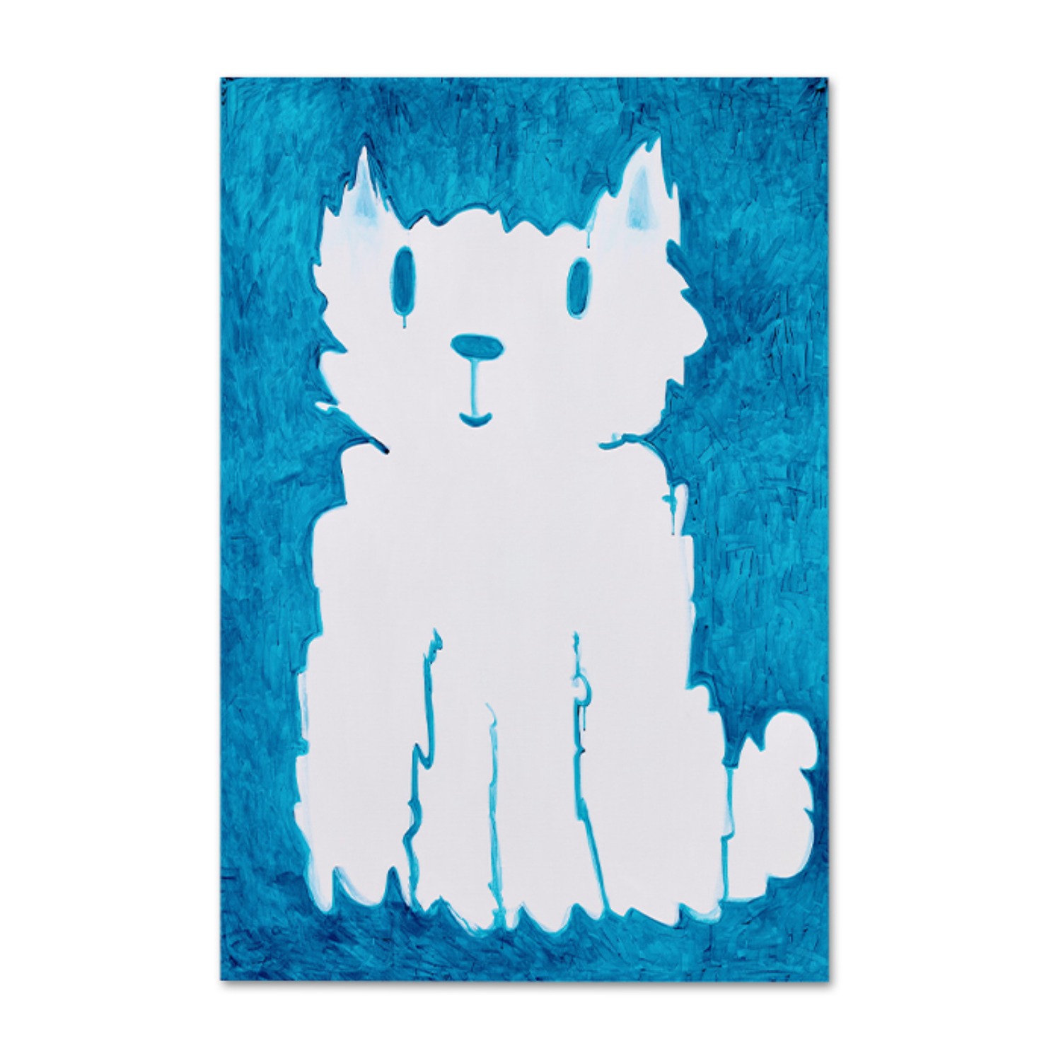 Sky dog , cloud cat blue