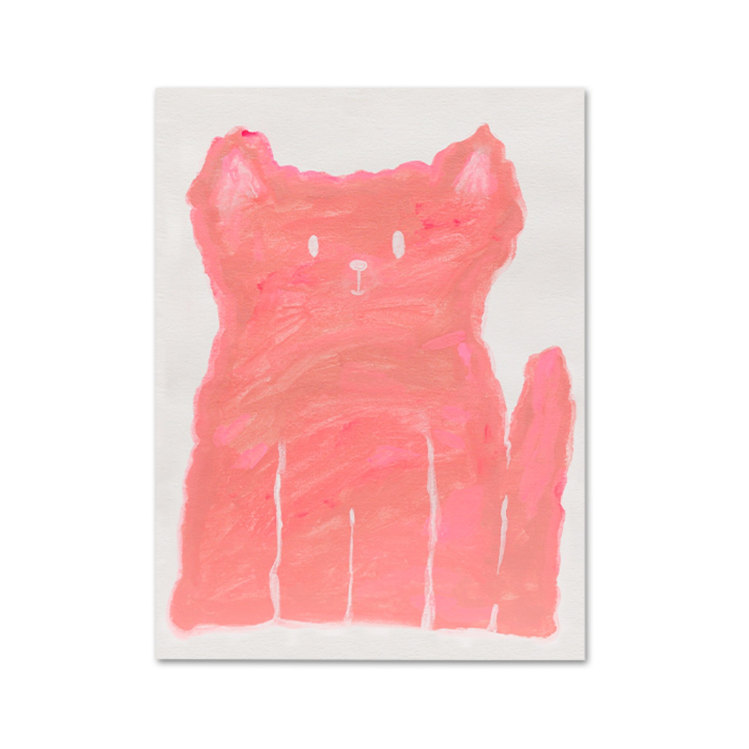 Sky dog , cloud cat pink
