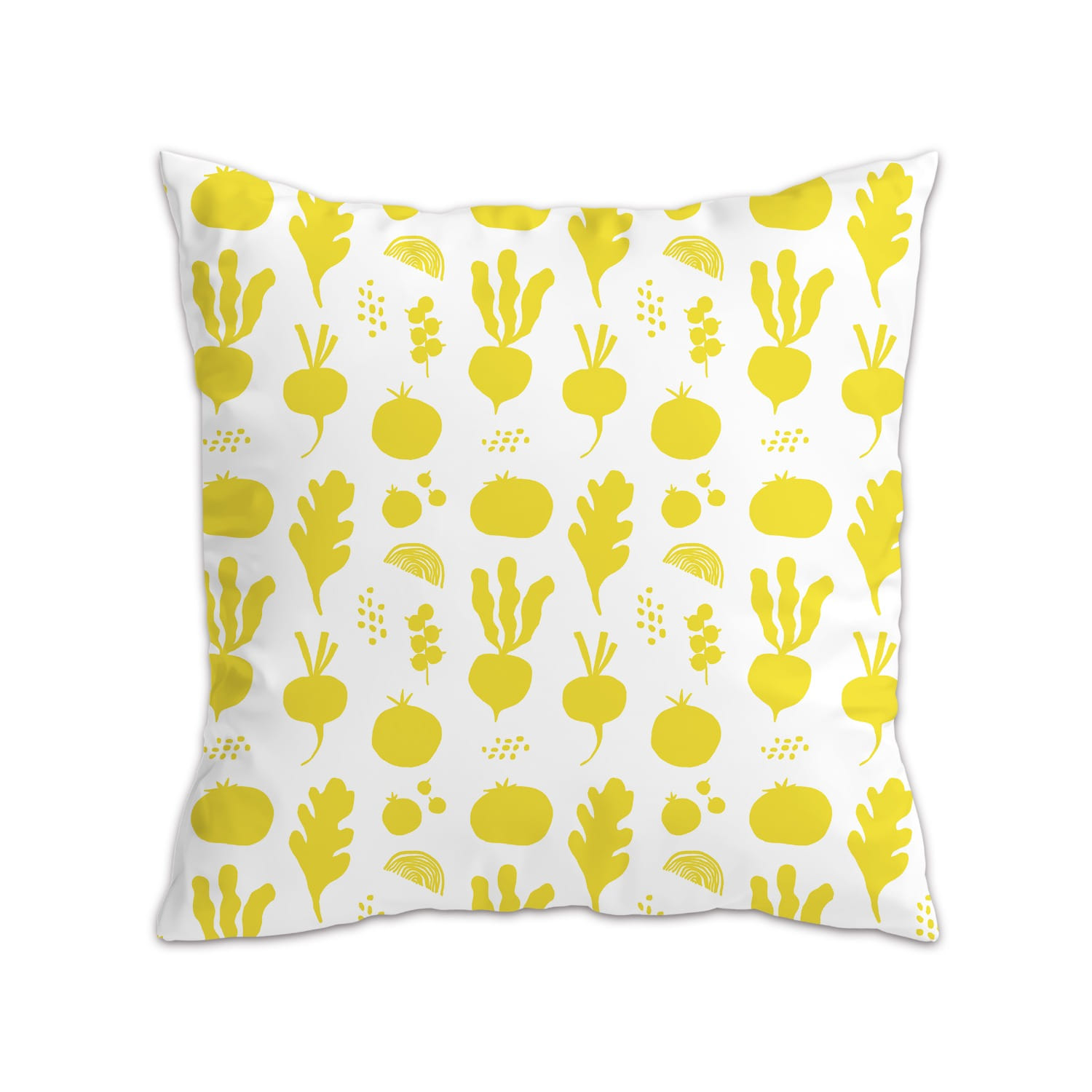 [a.o.b] Vegetable yellow cushion